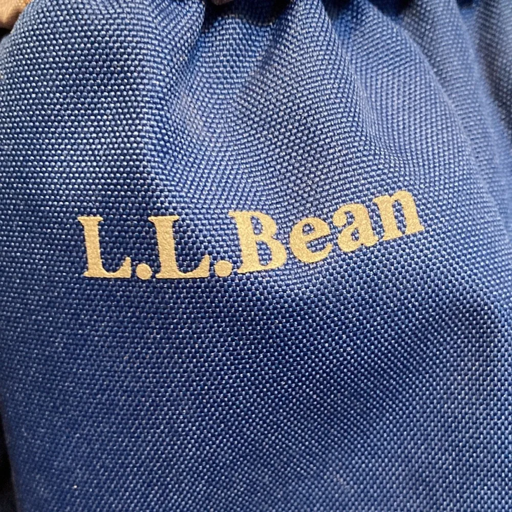 LL BEAN Kids Teddy Bear Backpack Blue Daycare Pre-School Toddler Boy Girl NWOT